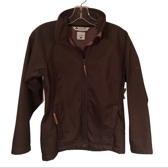 Columbia Women’s Brown Soft Shelled Jacket Size Small - Picture 1 of 4